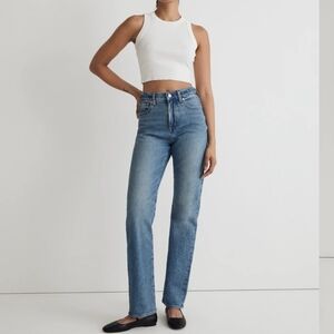 Madewell 90's Straight Jeans Enmore Wash Size 26 Petite